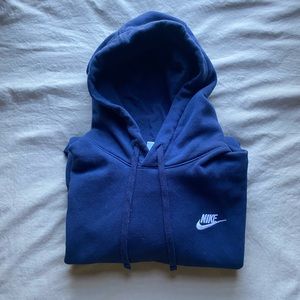 Nike hoodie/sweatshirt - size m - navy blue